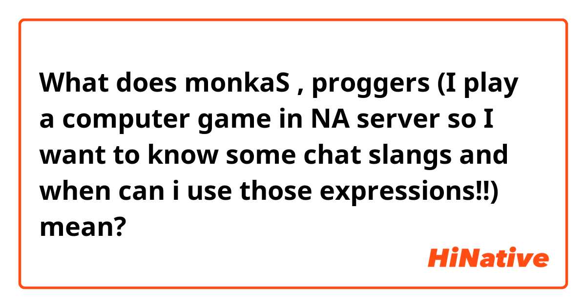 MonkaS: Meaning & Usage