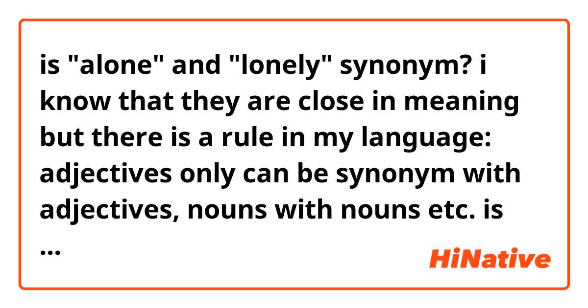 Synonyms for alone  alone synonyms 