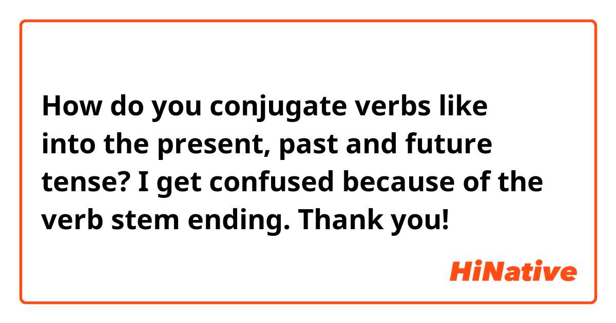 How do you conjugate verbs like 춥다 into the present, past and future tense? I get confused because of the ㅂ verb stem ending. Thank you!