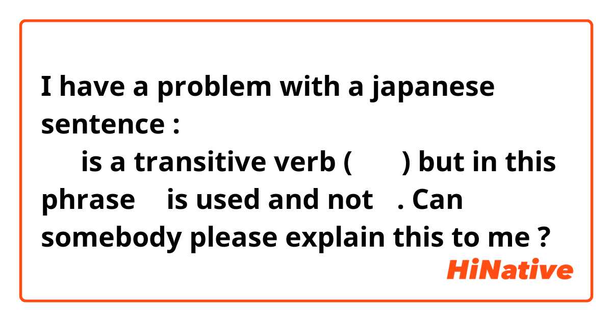I have a problem with a japanese sentence :

カナダで英語とフランス語が話されています。

話す is a transitive verb (他動詞) but in this phrase が is used and not を.
Can somebody please explain this to me ?