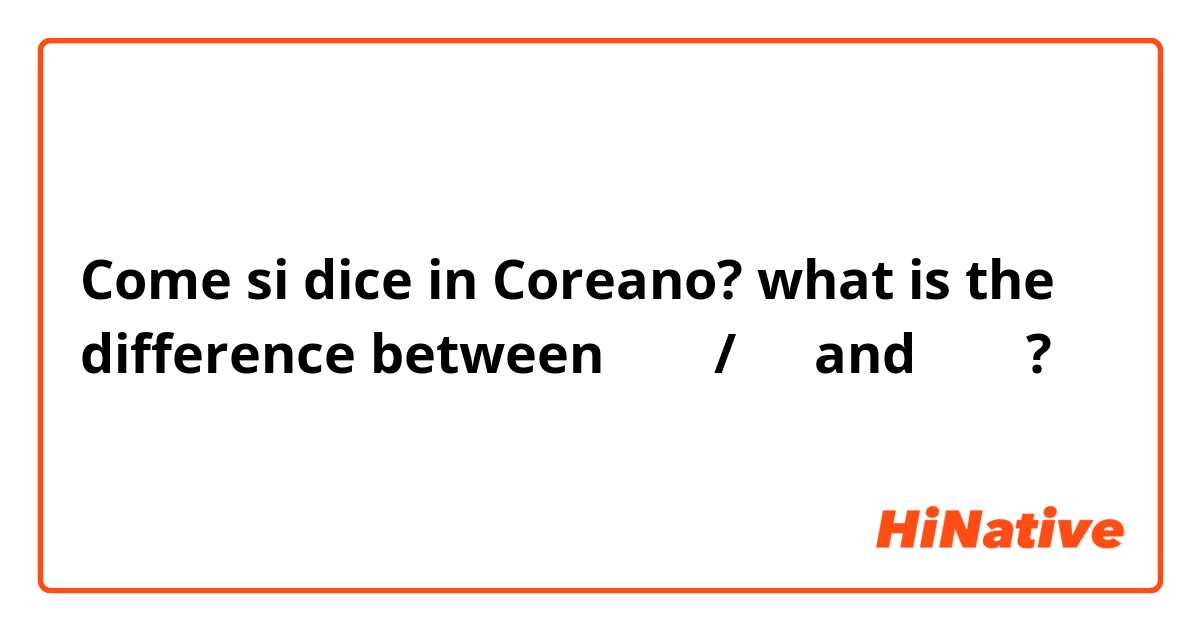 Come si dice in Coreano? what is the difference between 이에요/여요 and 입니다? 